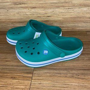 CROCS Crocband Clog - Deep Green/Prep Blue